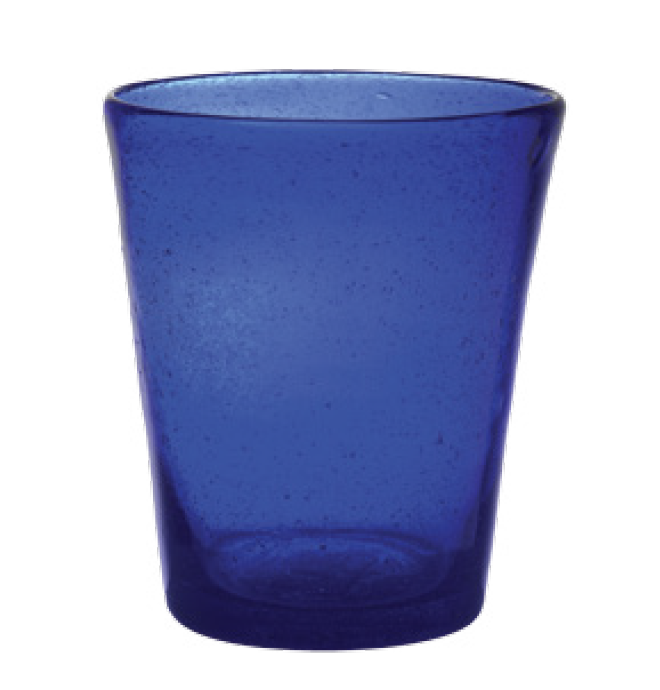 Set 6 Bicchieri Vetro | Dark Blue | Freshness