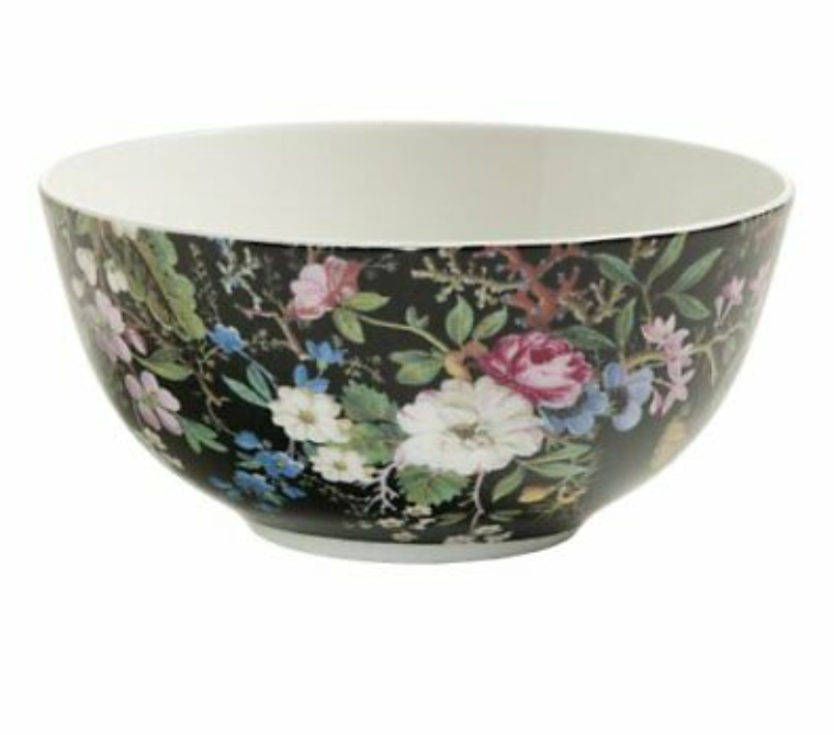 Maxwell & Williams Ciotola Colazione In Porcellana Midnight Blossom 16 Cm