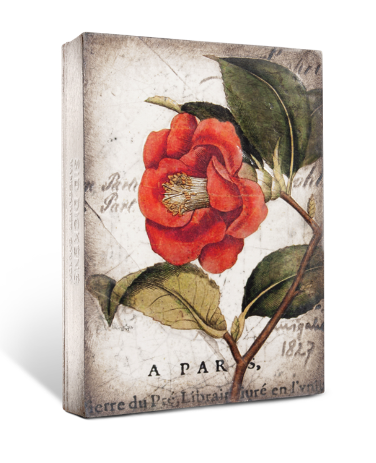 Sid Dickens Memory Blocks T-404 Red Camellia 2017 - SPRING: INSPIRATION COLLECTION