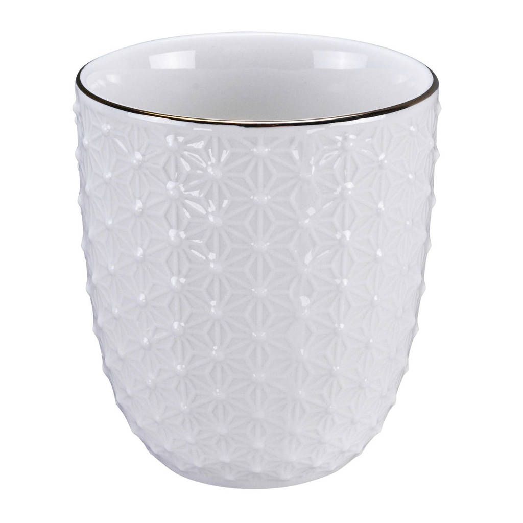 TOKYO DESIGN STUDIO Set 4 bicchieri da tè Nippon White in porcellana bianca 170 ml